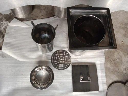 SS GMP Drain Trap 400x400x545mm - image 1