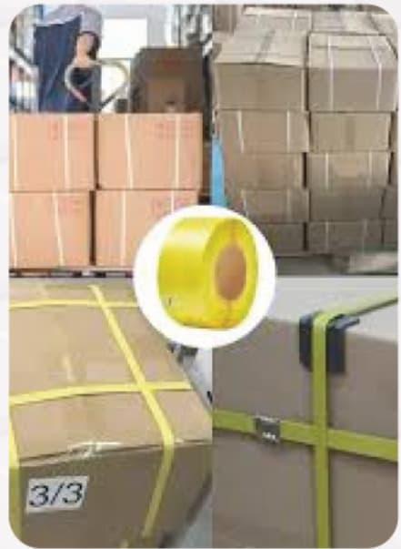 Box Strapping Roll - 9mm to 19mm Width, 0.5mm Thickness, Super White - image 1
