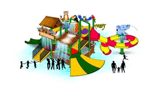 Multi Purpose Water Play System for Commercial Use