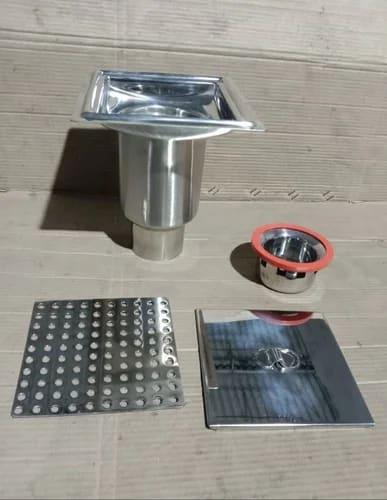 SS Drain Trap - Stainless Steel Floor Drain Trap for Bathroom & Kitchen in Vasai - Construction & Real Estate