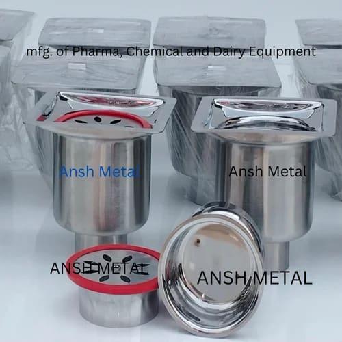 SS Drain Trap for Pharmaceutical Equipment - Stainless Steel Floor Drain in Vasai - Industrial Supplies