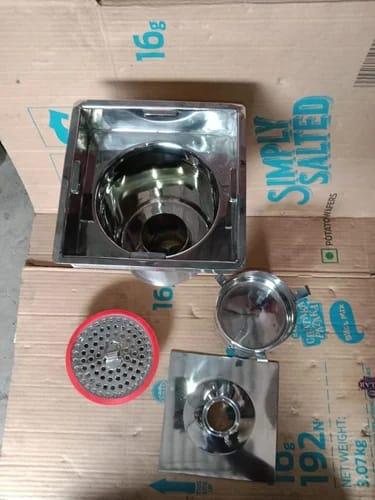 SS Drain Trap Unit - Stainless Steel Floor Drain Trap for Sanitary Ware - image 1